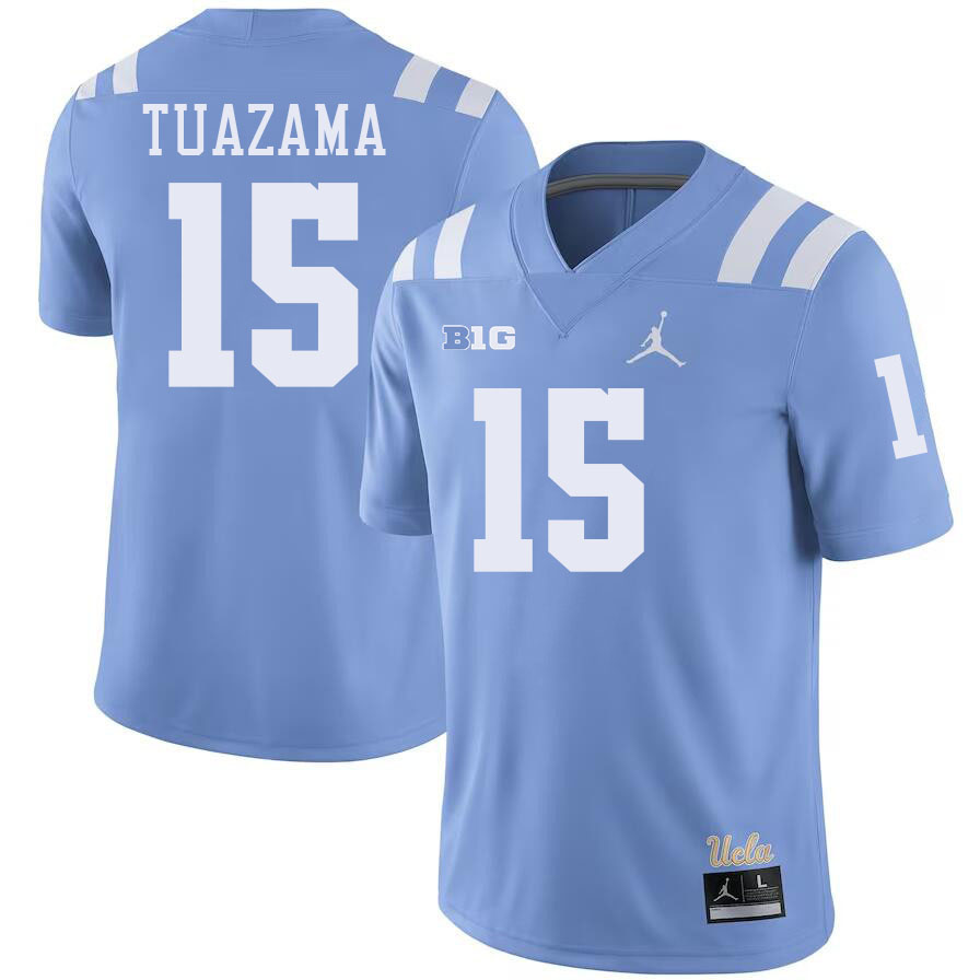 Men #15 Drew Tuazama UCLA Bruins College Football Jerseys Stitched-Power Blue